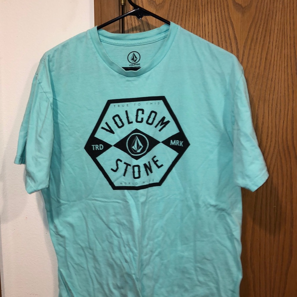 Light Blue Volcom Graphic T-shirt